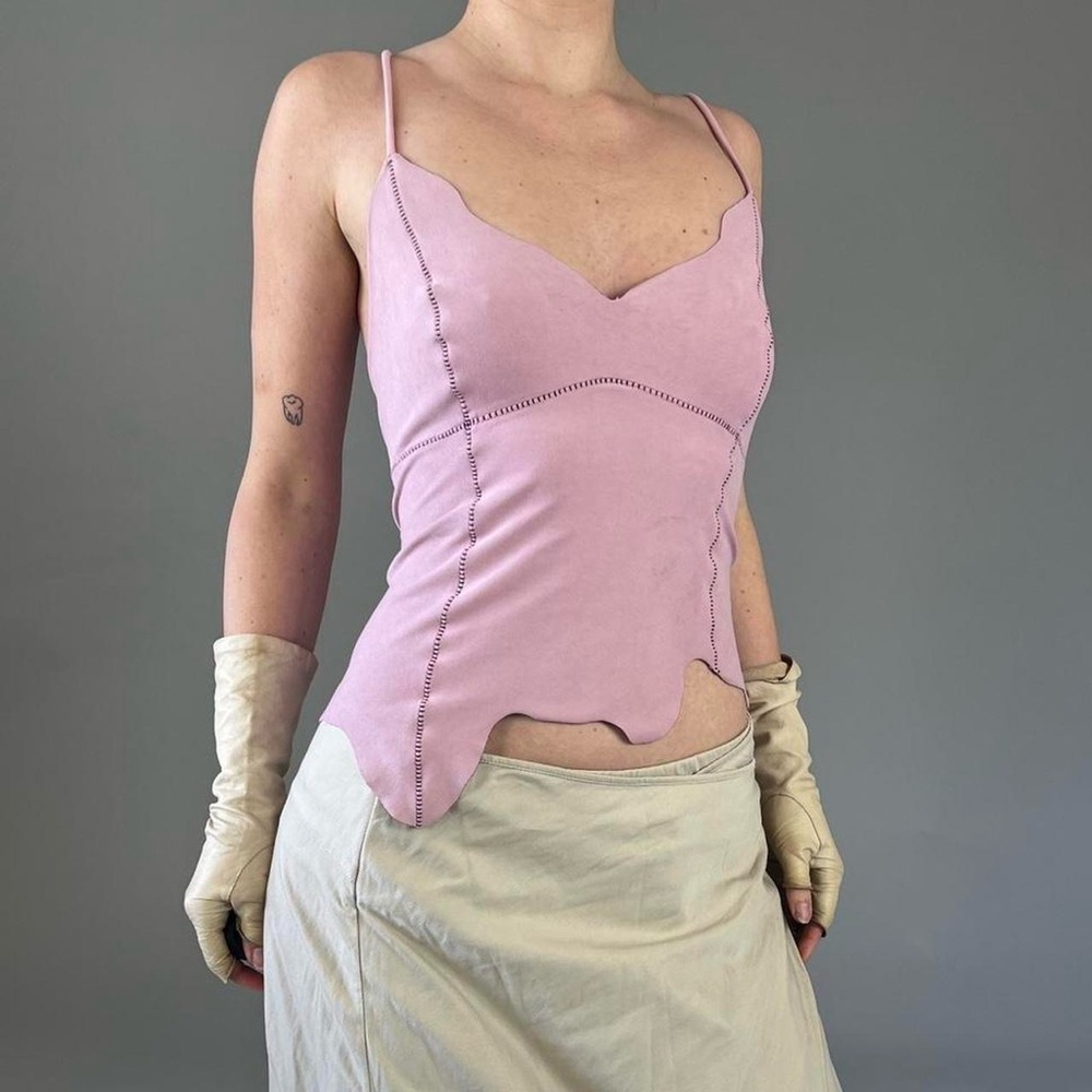 La Perla Soft Pink Scalloped Camisole